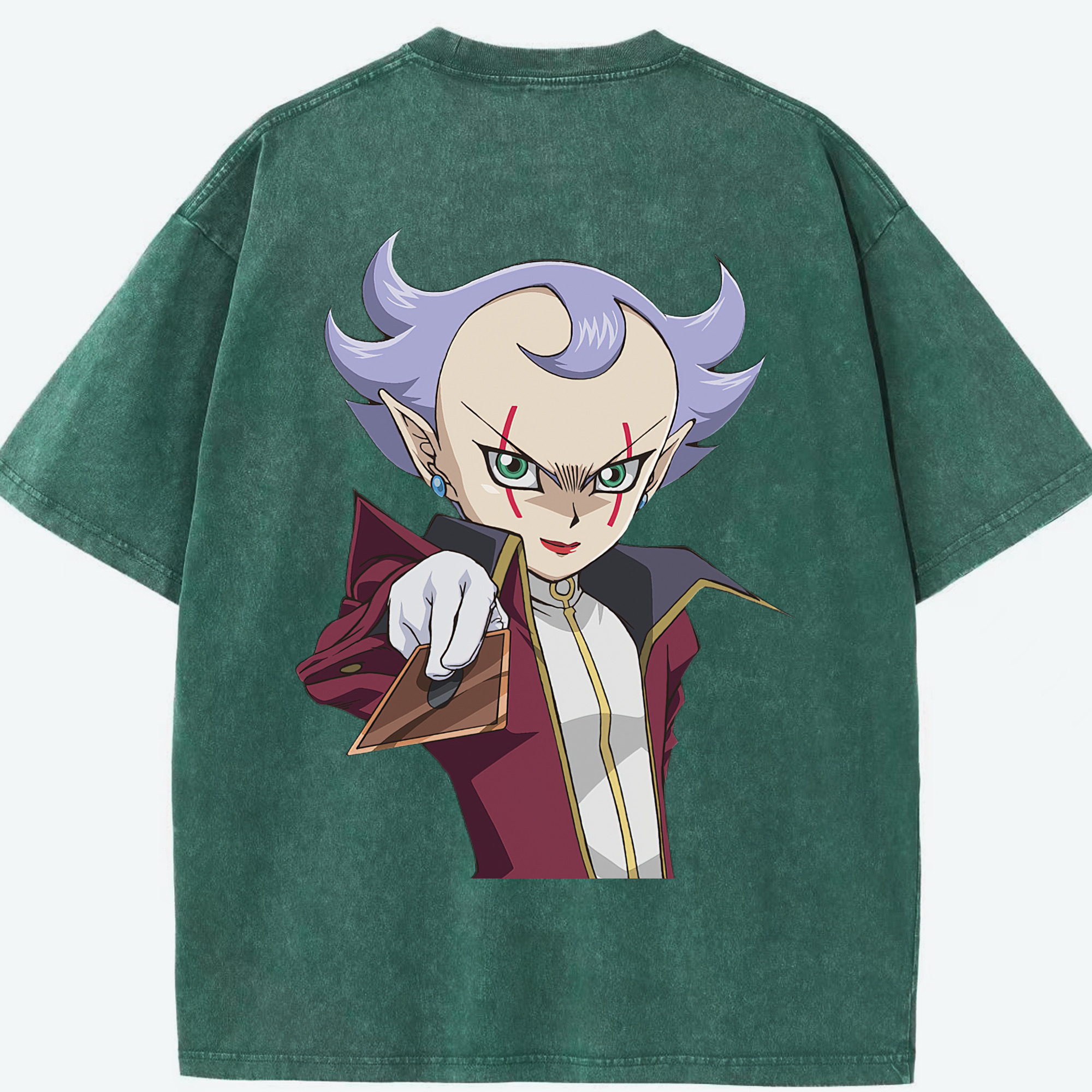 （画像用） 遊☆戯☆王 Yu-Gi-Oh! 綿100% ヴィンテージ風 半袖Tシャツ（背面プリント）